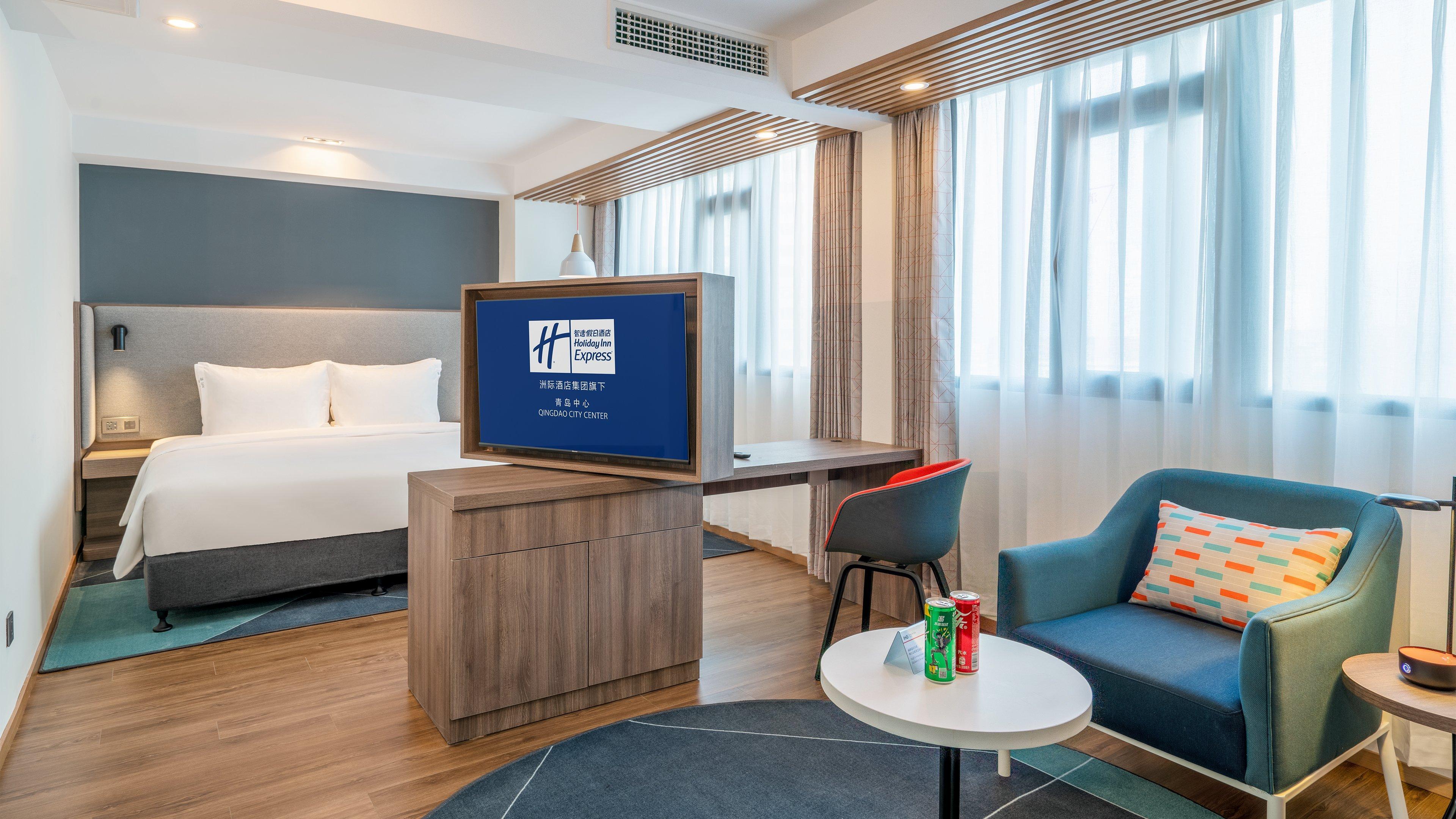 Holiday Inn Express Qingdao City Center By Ihg Buitenkant foto