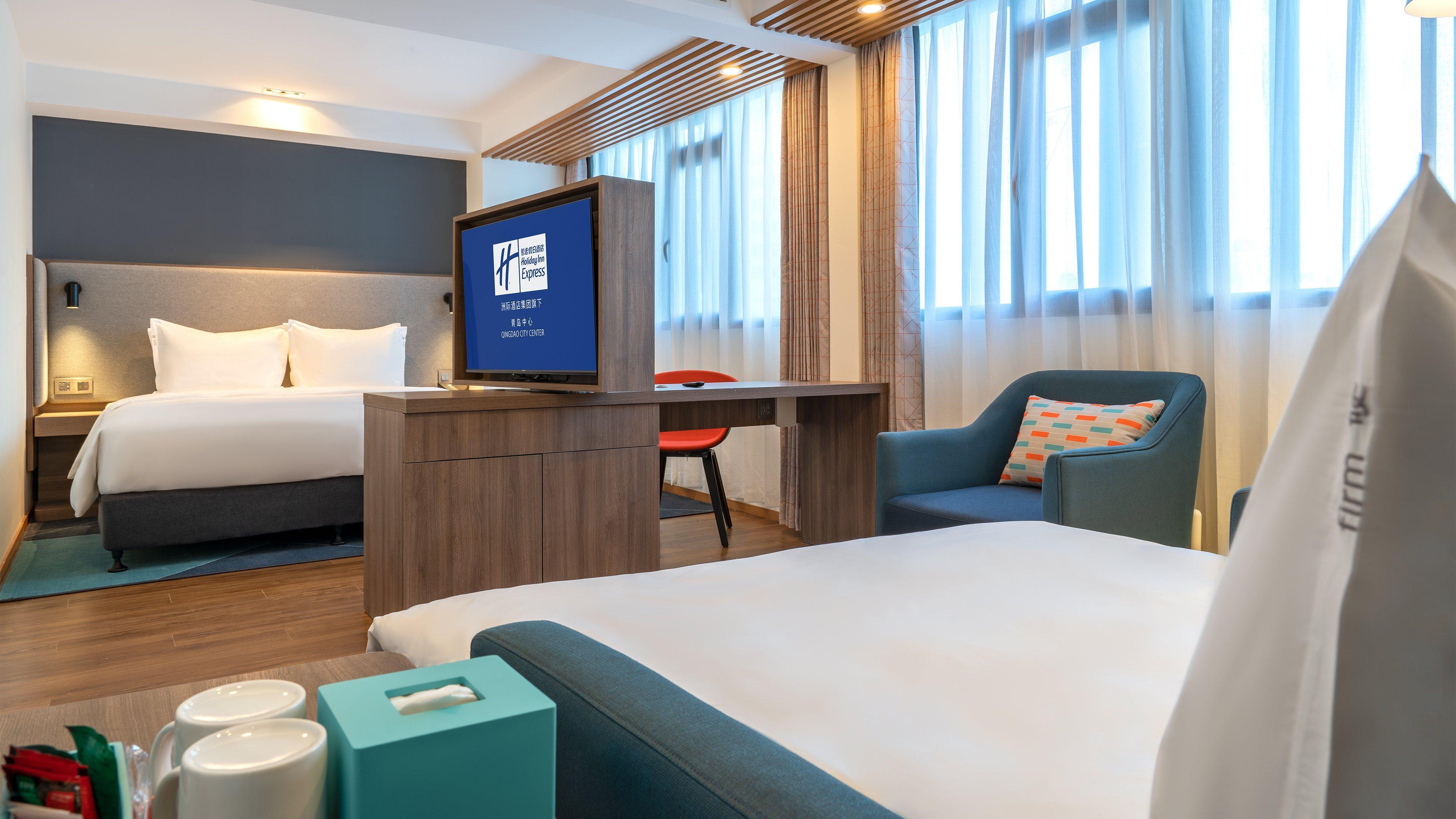 Holiday Inn Express Qingdao City Center By Ihg Buitenkant foto