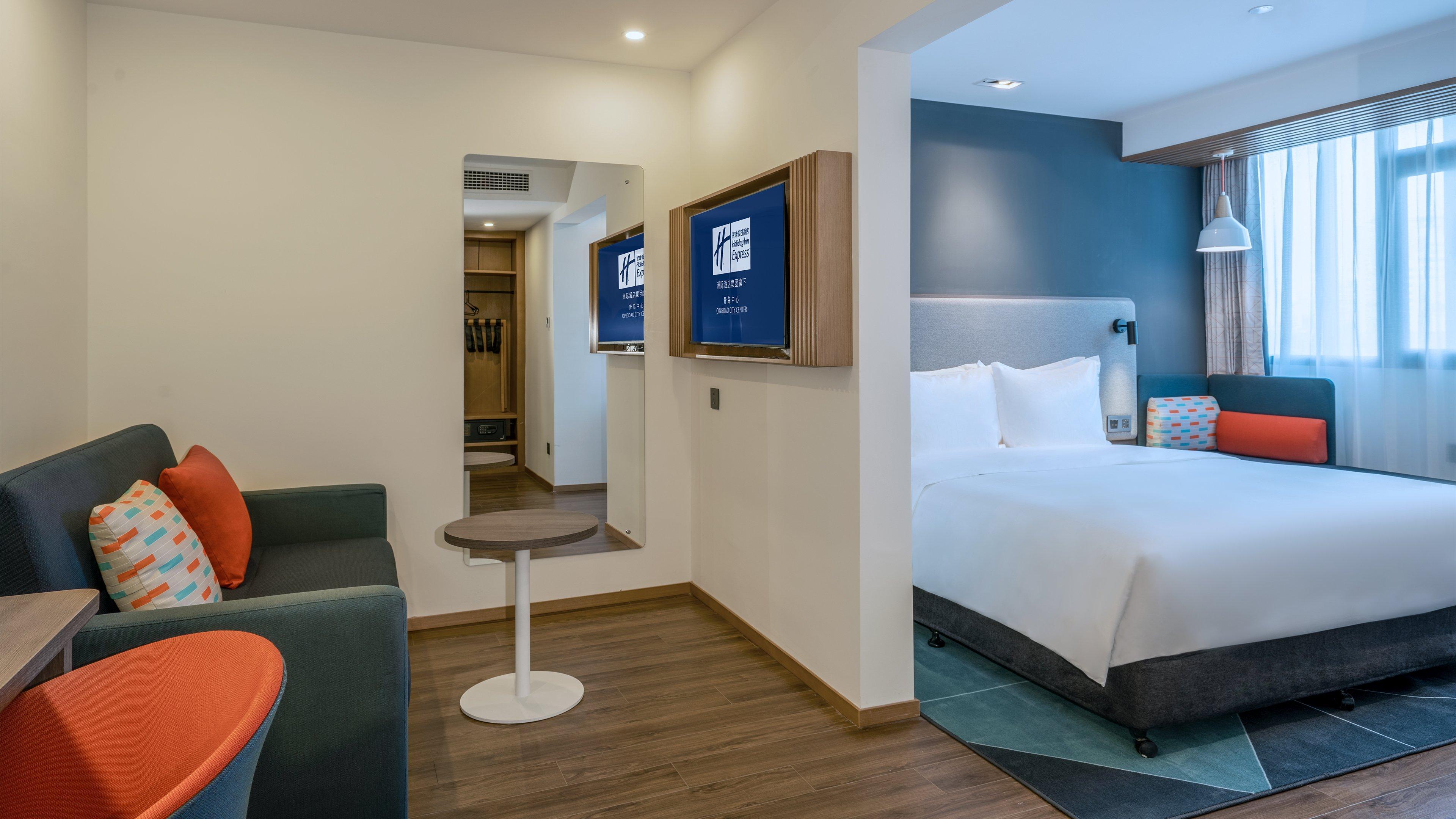 Holiday Inn Express Qingdao City Center By Ihg Buitenkant foto