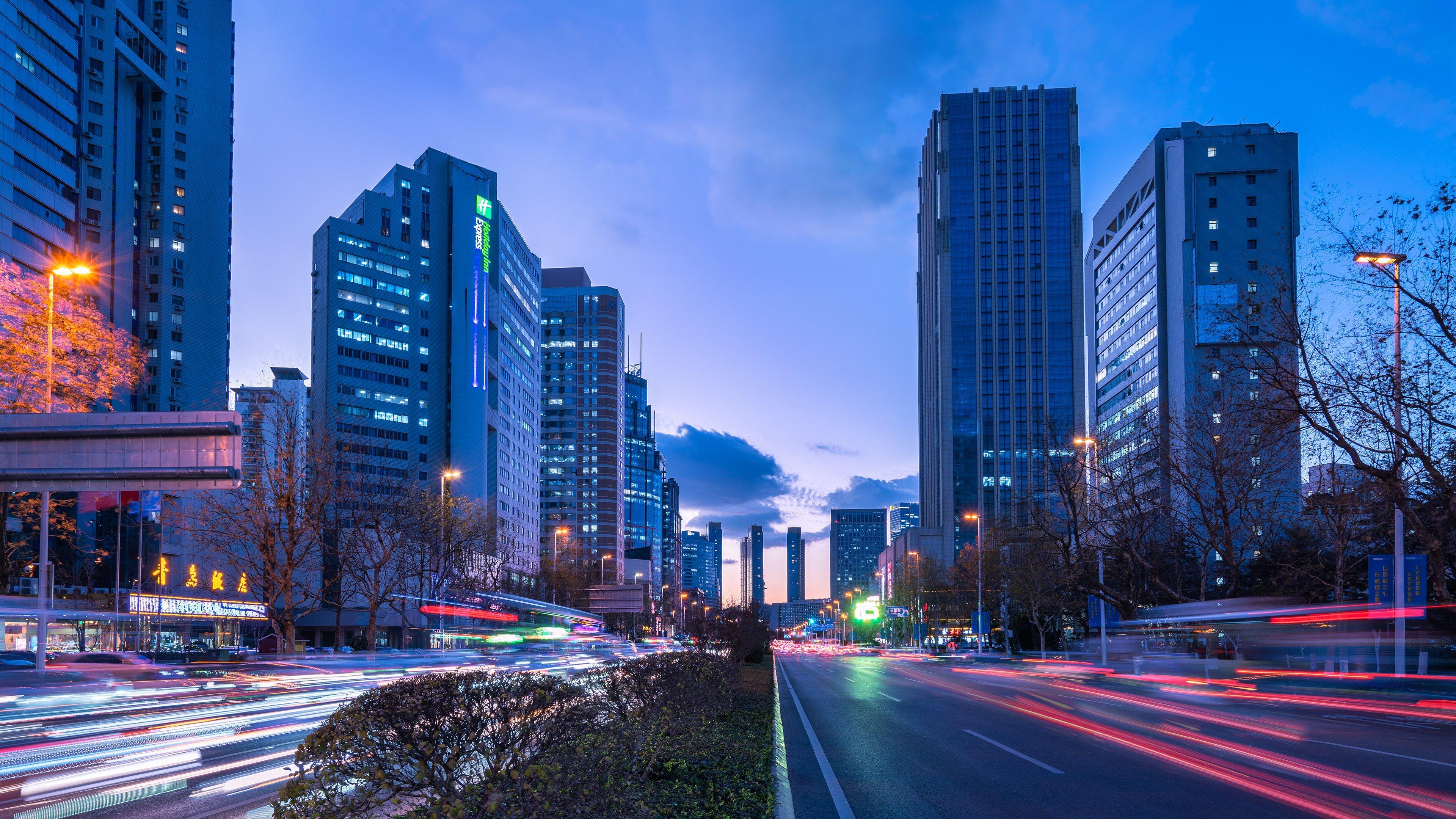 Holiday Inn Express Qingdao City Center By Ihg Buitenkant foto
