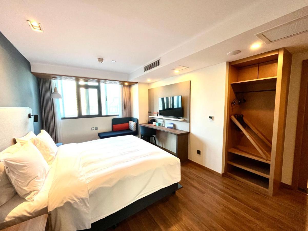 Holiday Inn Express Qingdao City Center By Ihg Buitenkant foto
